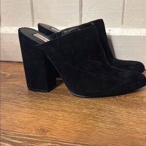 Steve Madden Black Women's Mules